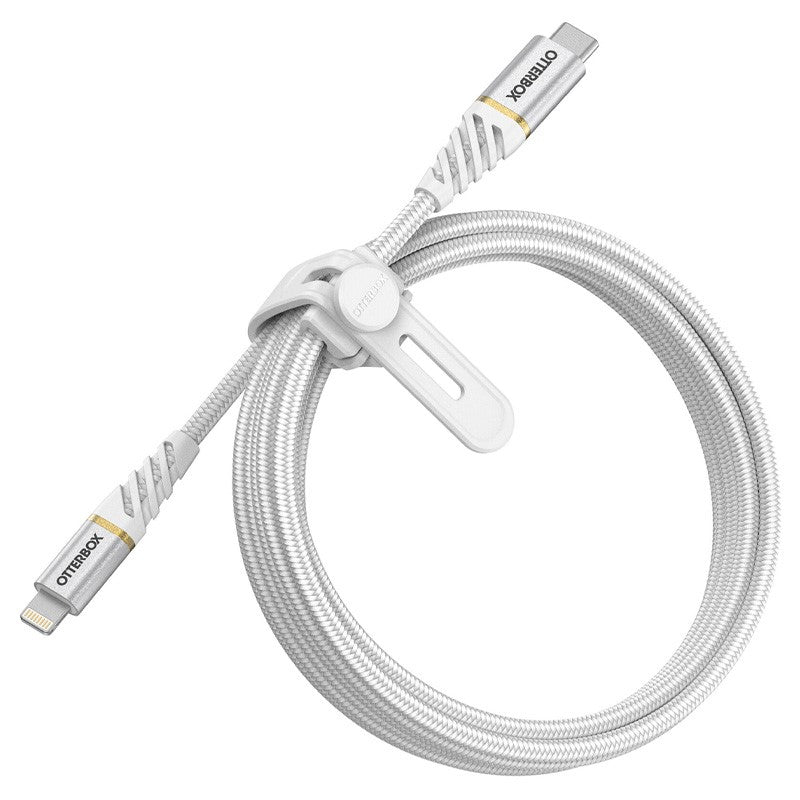 OtterBox Premium USB-C to Lightning Cable 2 Meters - White, OTBX-78-52652