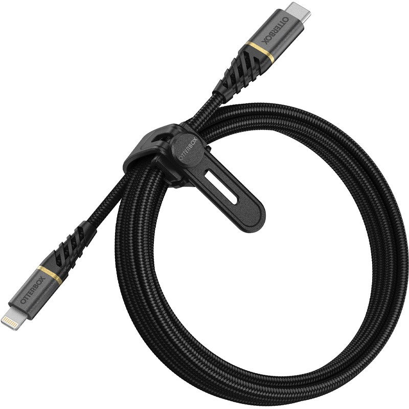 OtterBox Premium USB-C to Lightning Cable 2 Meters - Black, OTBX-78-52655