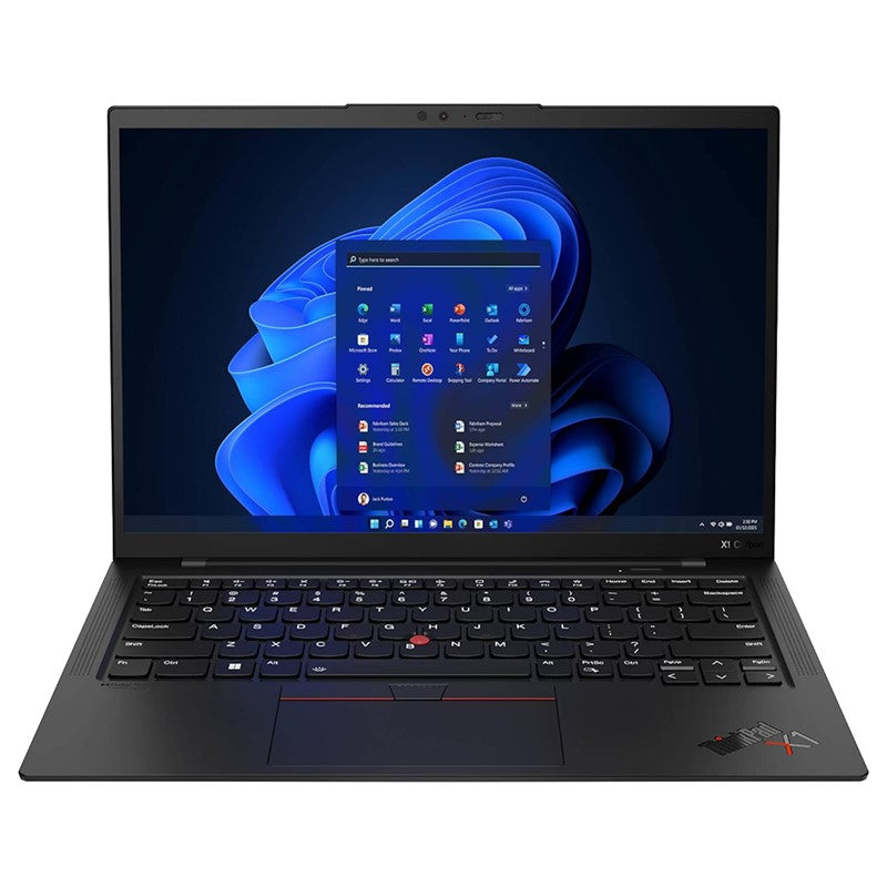 Lenovo ThinkPad X1 Carbon Gen 10 Laptop With 14-Inch Display, Core i7-1260P Processor, 16GB RAM, 2TB SSD, Intel Iris Xe Graphics, English Keyboard, Windows 11 Pro, Black