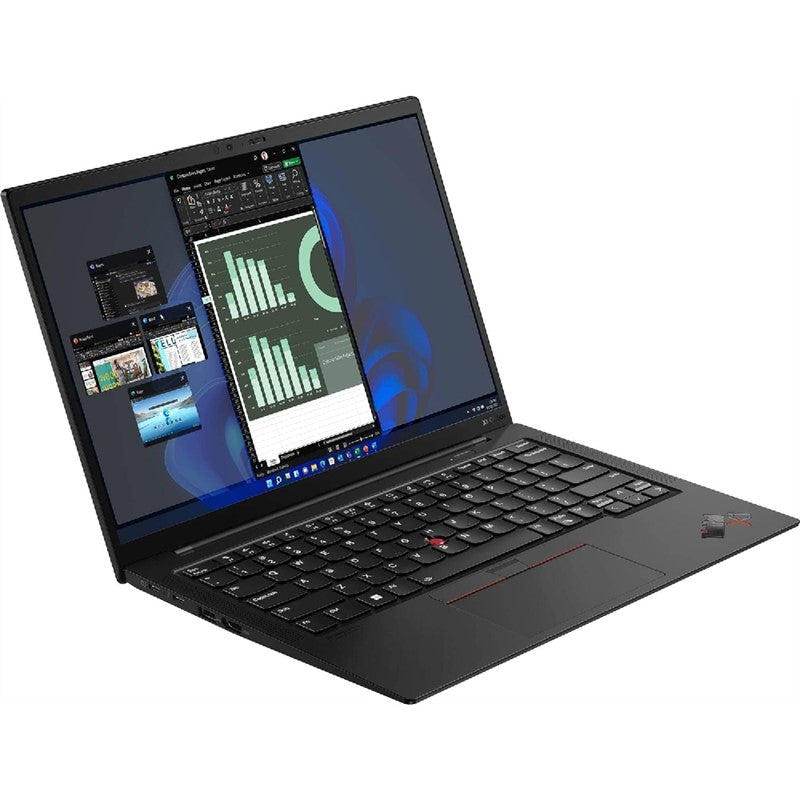 Lenovo ThinkPad X1 Carbon Gen 10 Laptop With 14-Inch Display, Core i7-1260P Processor, 16GB RAM, 2TB SSD, Intel Iris Xe Graphics, English Keyboard, Windows 11 Pro, Black