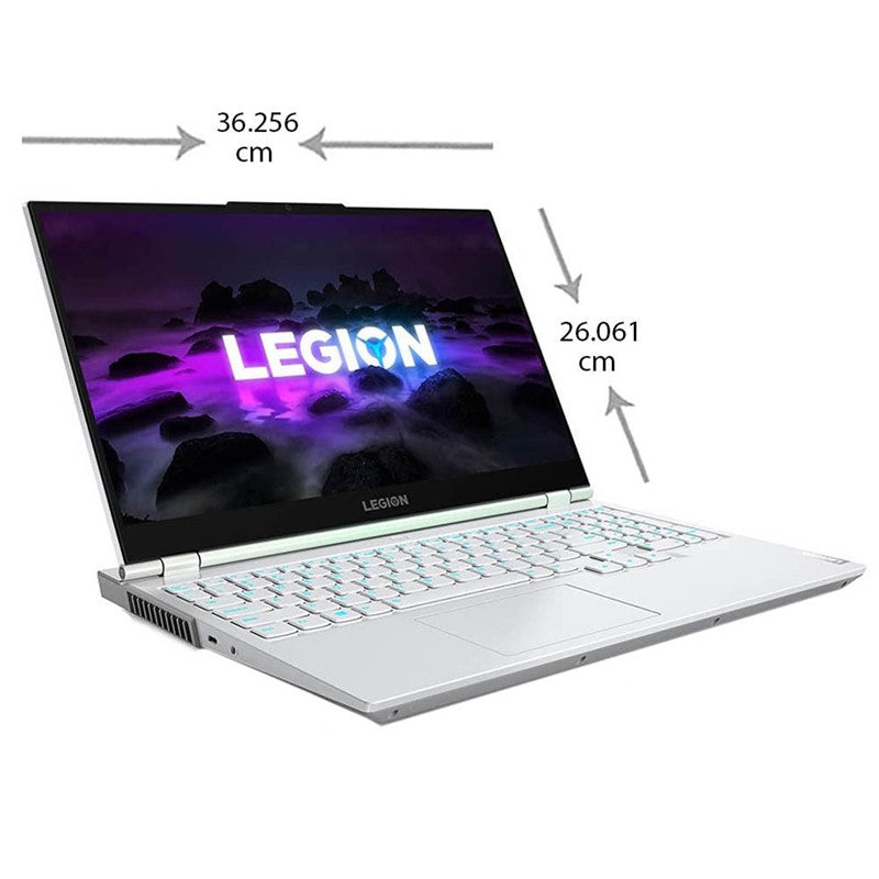 Lenovo Legion 5 Gaming Laptop With 15.6-Inch Display, Ryzen 7-5800H Processor, 16GB RAM, 2TB SSD, 8GB NVIDIA GeForce RTX 3070, Backlit Keyboard, Windows 10, Stingray