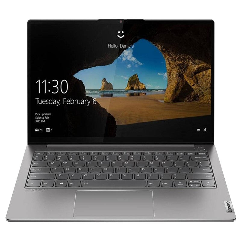 Lenovo ThinkBook 13S Business Laptop with 13-Inch Display, Core i7-1260P Processor, 16GB RAM, 512GB SSD, Integrated Graphics, English/Arabic Keyboard, Windows 11 Pro, Cloud Grey