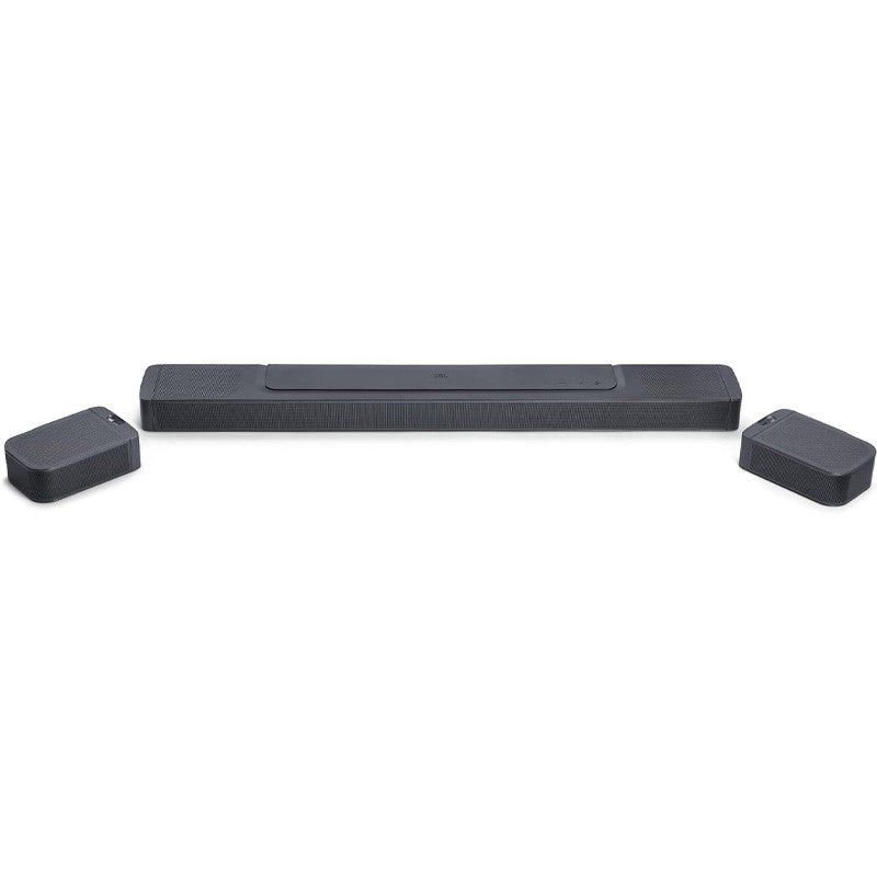 JBL Bar 1000 7.1.4 Channel Soundbar with Detachable Speakers, Dolby Atmos Surround, DTS:X + MultiBeam, PureVoice Tech, 880W Output, Built-In WiFi, Voice Assistant, 3D Sound - Black, JBLBAR1000PROBLKUK