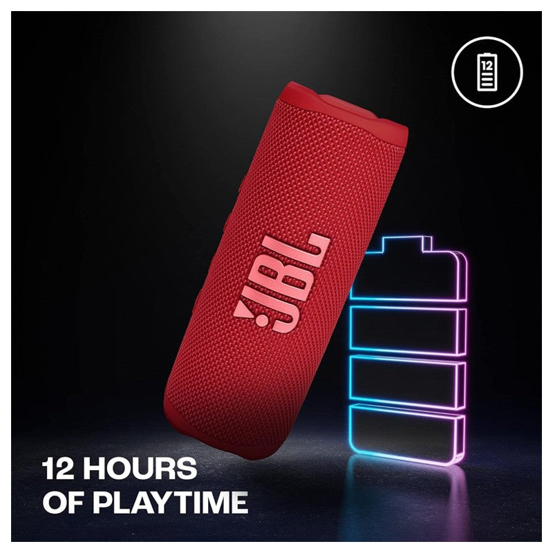 JBL Flip 6 Portable IP67 Waterproof Speaker with Bold JBL Original Pro Sound, 2-Way Speaker, Powerful Sound and Deep Bass, 12 Hours Battery, Safe USB-C Charging Protection