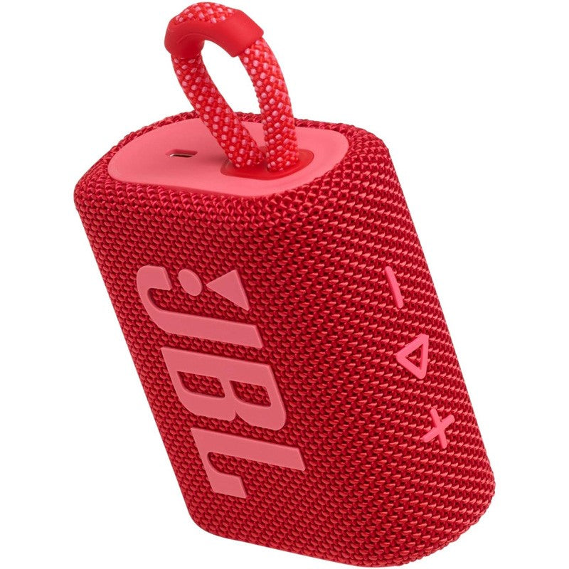JBL Go 3 Portable Waterproof Speaker with Pro Sound, Powerful Audio, Punchy Bass, Ultra-Compact Size, Dustproof, Wireless Bluetooth Streaming, 5 Hours of Playtime