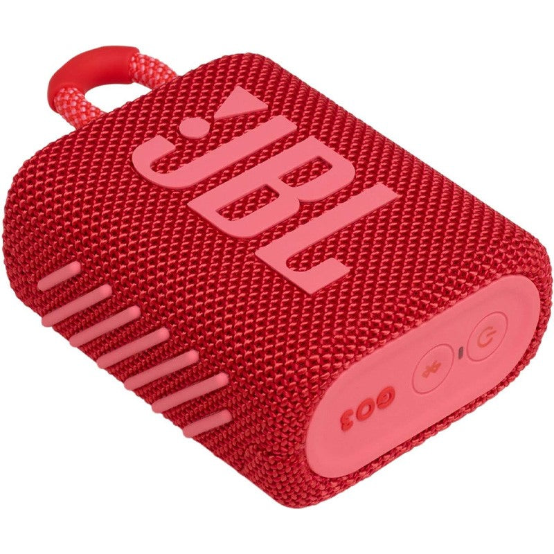 JBL Go 3 Portable Waterproof Speaker with Pro Sound, Powerful Audio, Punchy Bass, Ultra-Compact Size, Dustproof, Wireless Bluetooth Streaming, 5 Hours of Playtime