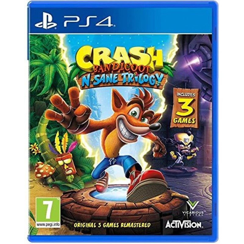 Crash Bandicoot N. Sane Trilogy(Intl Version) - Action & Shooter - PlayStation 4 (PS4)