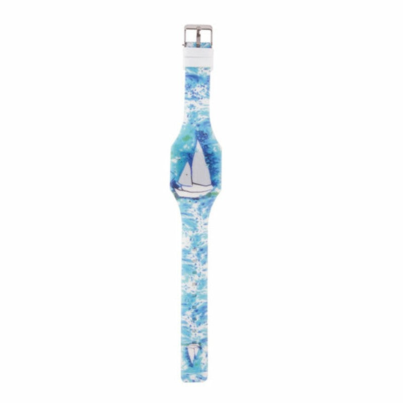 AnemoSS Apaz Digital Watch BGDWTCH15 - 40 mm - Blue/White