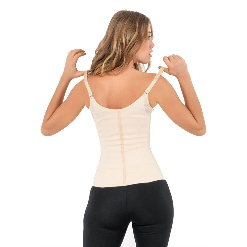 Yamuna Suspended Premium Corset with Straps Beige M