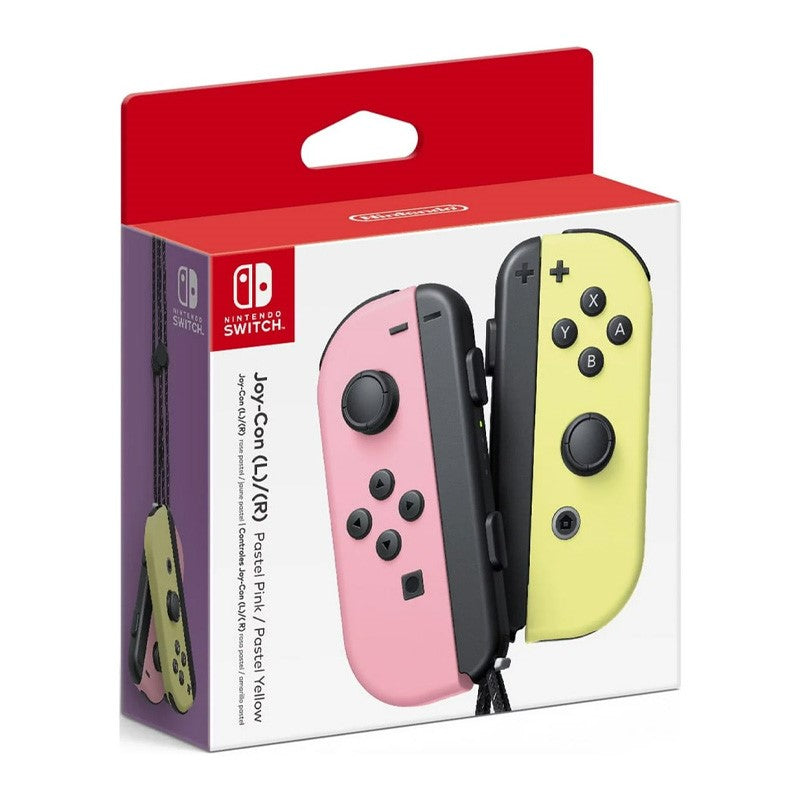 Nintendo - Joy-Con (L)/(R) - Pastel Pink/Pastel Yellow