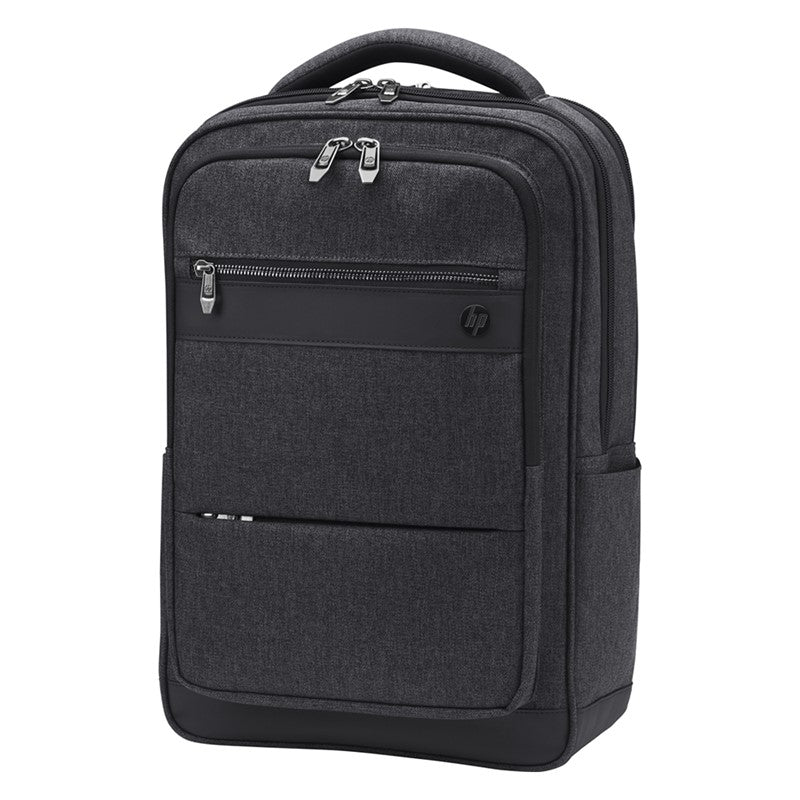 HP 6KD05AA Executive Laptop Backpack, Black, Built-In USB Charging Port, 15.6-Inch Laptop Compatible, OM-AKMD-OMDU