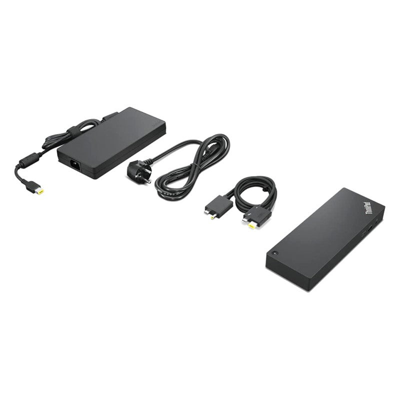 Lenovo ThinkPad 40AY0090 Universal Docking Station & Adapter, Black, HDMI To VGA, RY-1NRQ-HG78