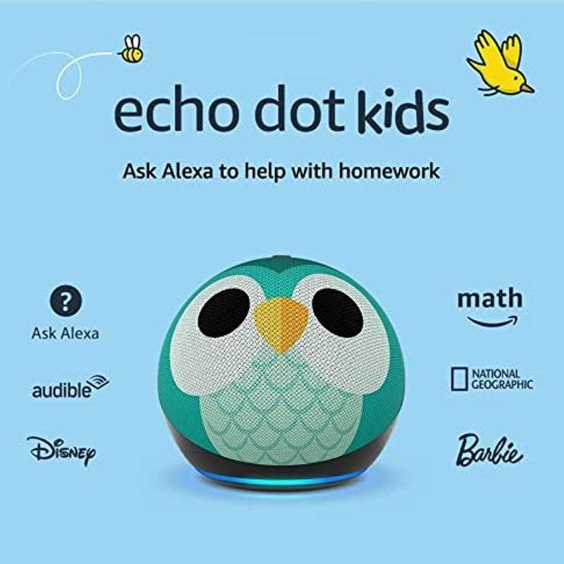 إصدار أمازون إيكو DOT KIDS للجيل الخامس 2022 مع Alexa OWL