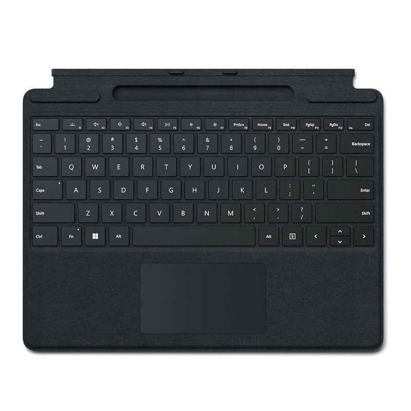 Microsoft Surface Pro Signature Keyboard For Surface Pro X and Surface Pro 8, English Arabic, Black