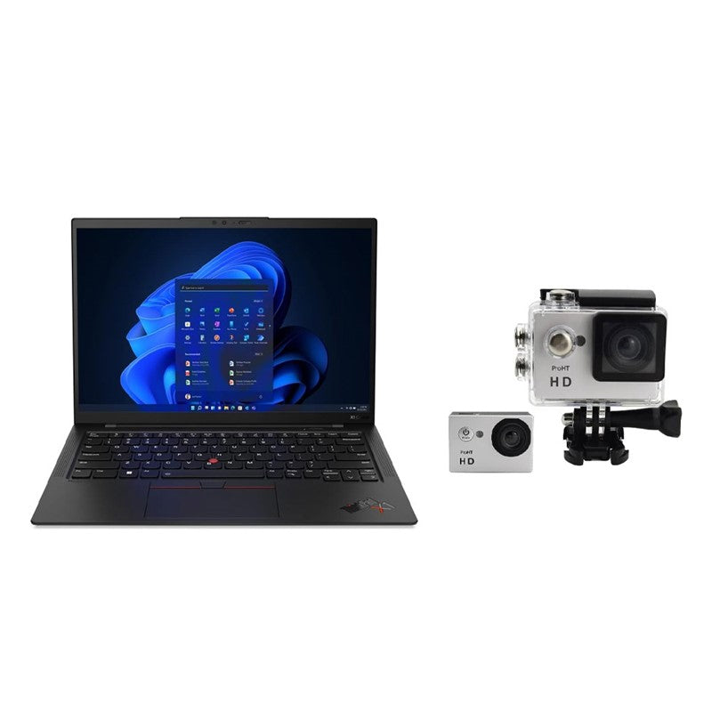 2023 Latest Lenovo ThinkPad X1 Carbon Gen 10 Business Laptop 14â€ WUXGA 400Nits Touch Display Core i7-1280P vPro 32GB 2TB SSD Fingerprint Backlit Keyboard WIN11 PRO With Free Pro HT Action Camera, FS-B297-STWN