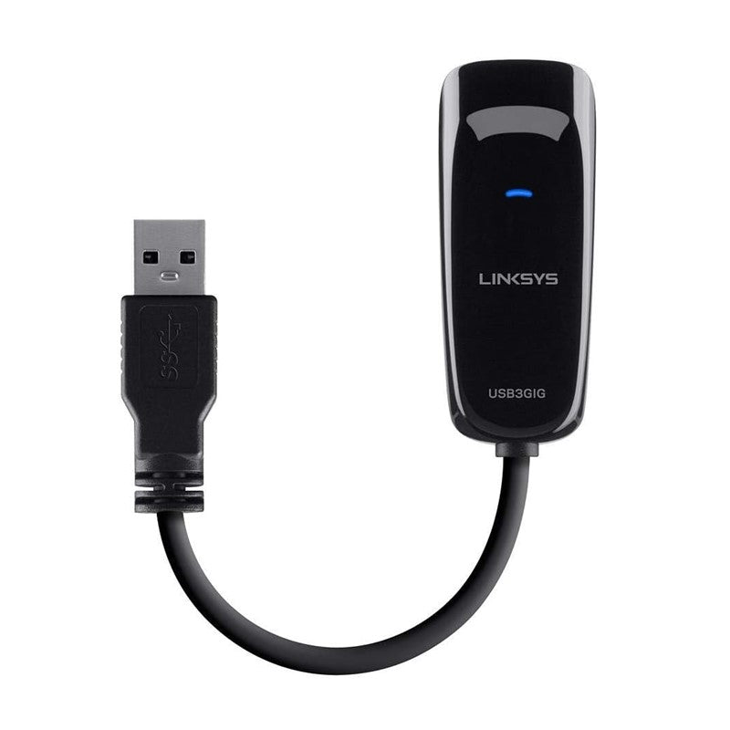 Linksys USB 3.0 Gigabit Ethernet Adapter - Black