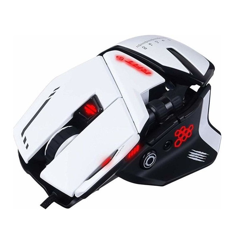 MadCatz R.A.T 6 Plus - Optical Gaming Mouse - White