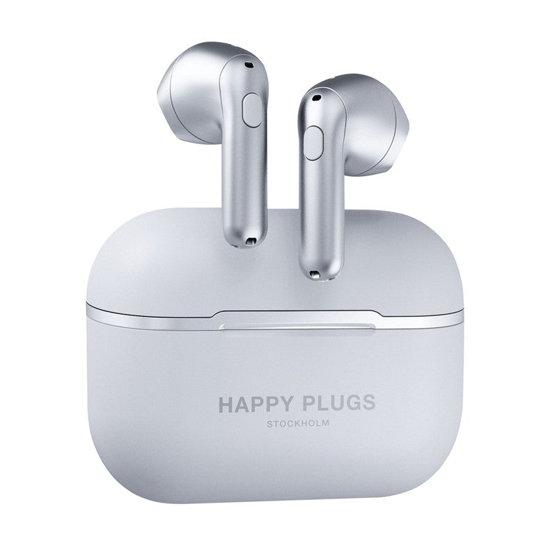 Happy Plugs Hope True Wireless Headphones - White Marble