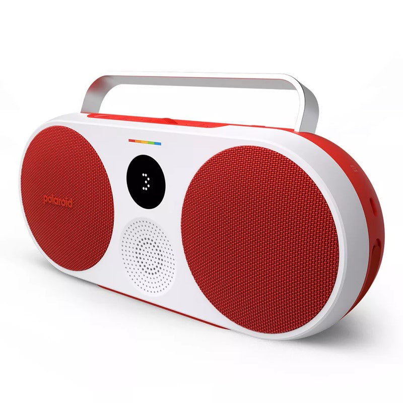Polaroid P3 Music Player Bluetooth Wireless Portable Speaker - Red & White