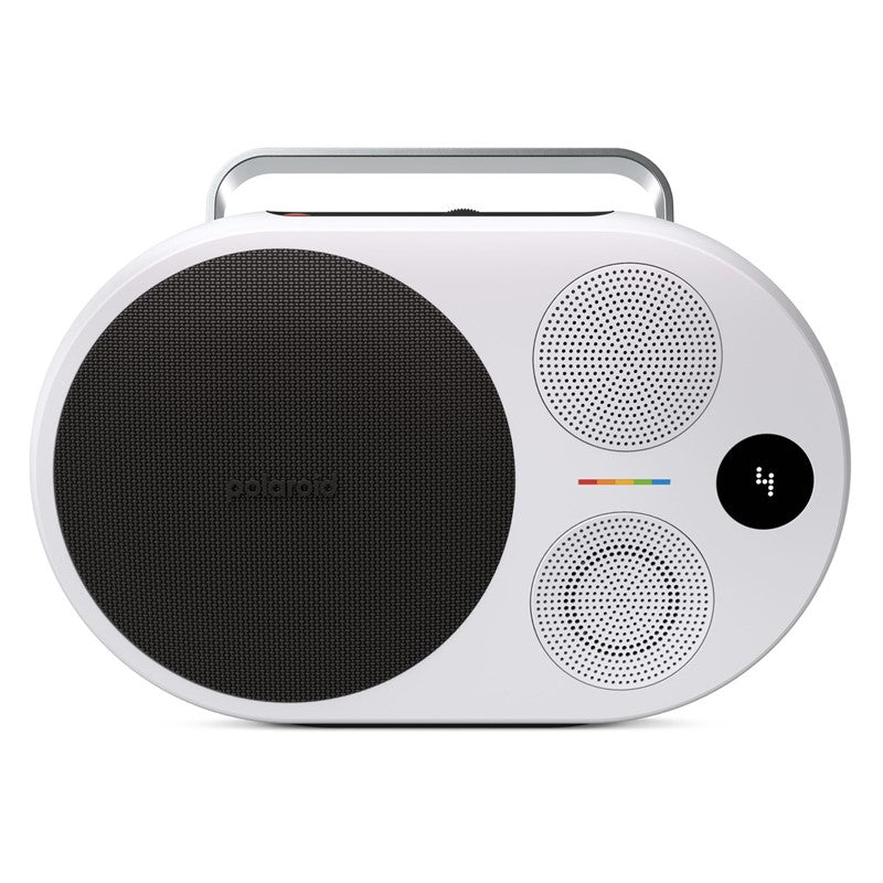 Polaroid P4 Music Player Bluetooth Wireless Portable Speaker - Black & White