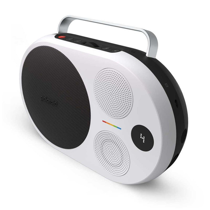 Polaroid P4 Music Player Bluetooth Wireless Portable Speaker - Black & White