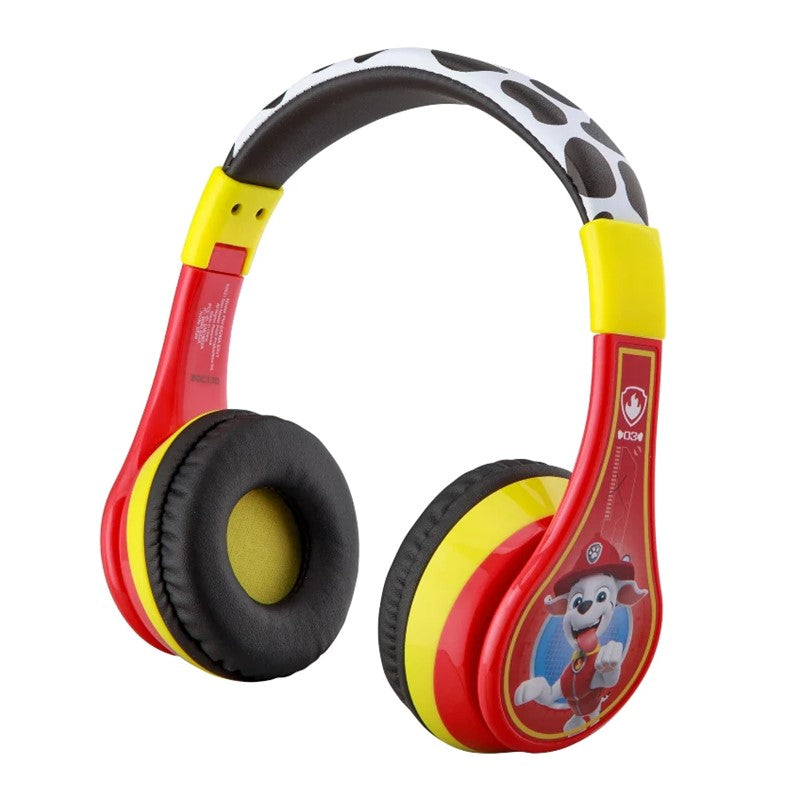 KIDdesigns Paw Patrol Kid Safe Wireless Bluetooth Kids Headphones - Marshall, KD-PW-B52MA