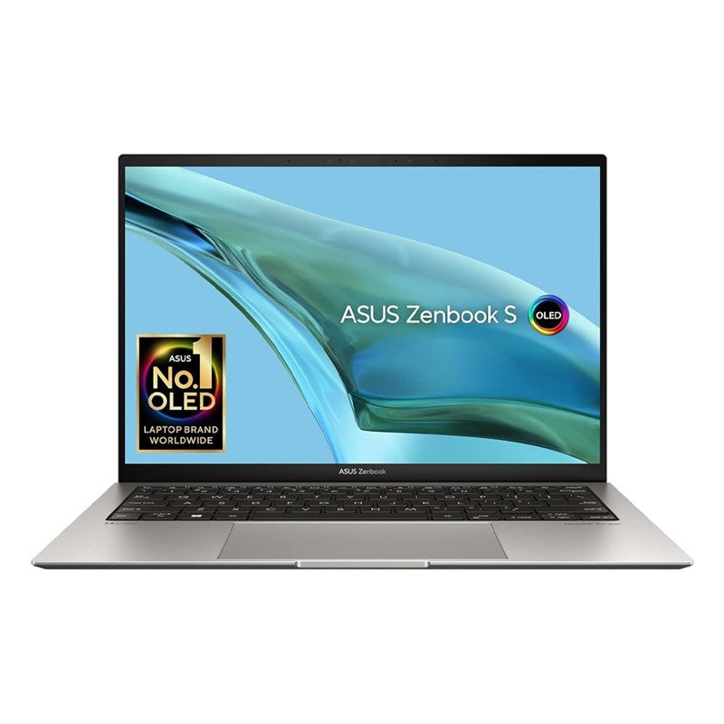 Asus Zenbook OLED S13 UX5304VA-OLEDI7T Basalt Grey Slim Laptop, i7-1355U 16GB LPDDR5 1TB PCIE 4.0 Performance, WIN11 HOME, 13.3-inch, 2.8K 16:10, FHD Webcam, Backlit-Eng-Arb-KB, KC-QOLP-PJ52