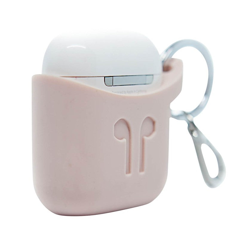 Pod Pocket Silicone Case for Apple Airpods, Pink Ash