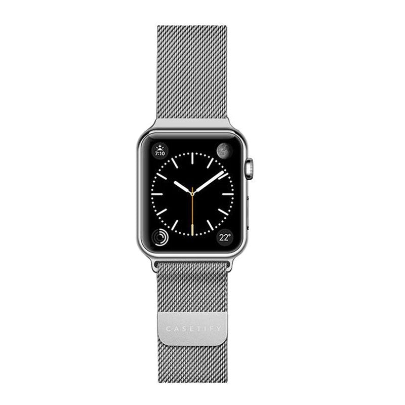 Casetify Apple Watch Band Stainless Steel for All Series 42 MM Silver.