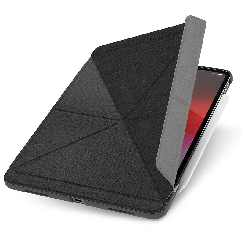 Moshi VersaCover for iPad Pro 12.9-inch (3rd/4th Gen) - Charcoal Black, MSHI-H-056010