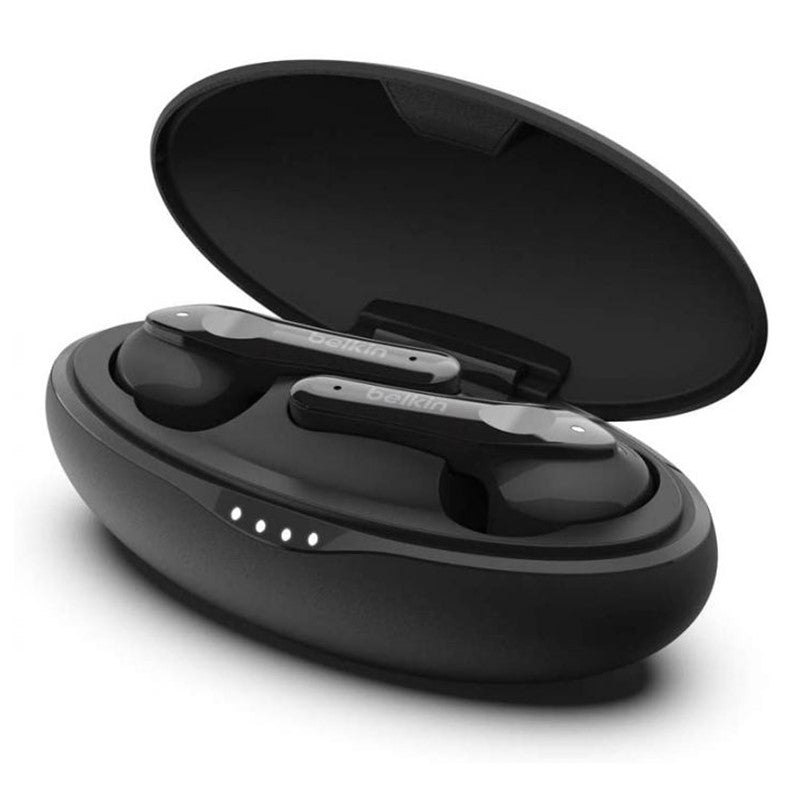 Belkin SoundForm Move Plus True Wireless Earbuds - Black, BKN-PAC002BTBK-GR