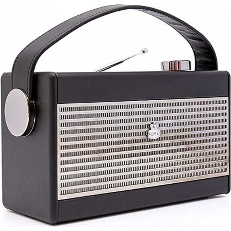 Gpo Darcy Portable Analogue Radio Black
