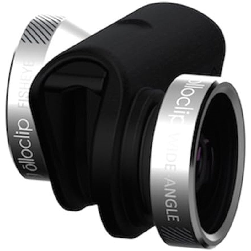 Olloclip 4-IN-1 Lens With Pendant Silver Lens/Black Clip - For iPhone 6/6Plus