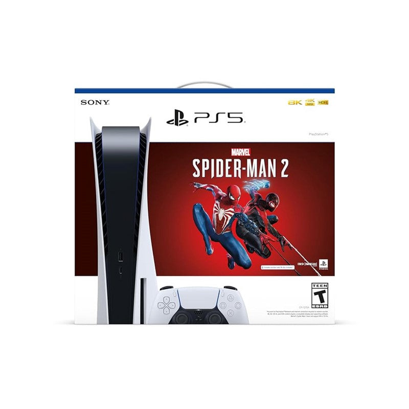 Sony - Playstation 5 Console – Marvel’S Spider-Man 2 Bundle - White