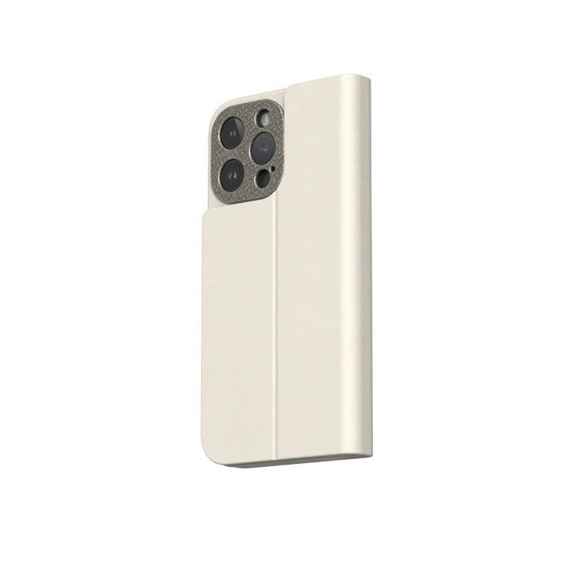 Moshi Overture iPhone 15 Pro Max 2023 Folio Case - Magsafe Compatible - Beige
