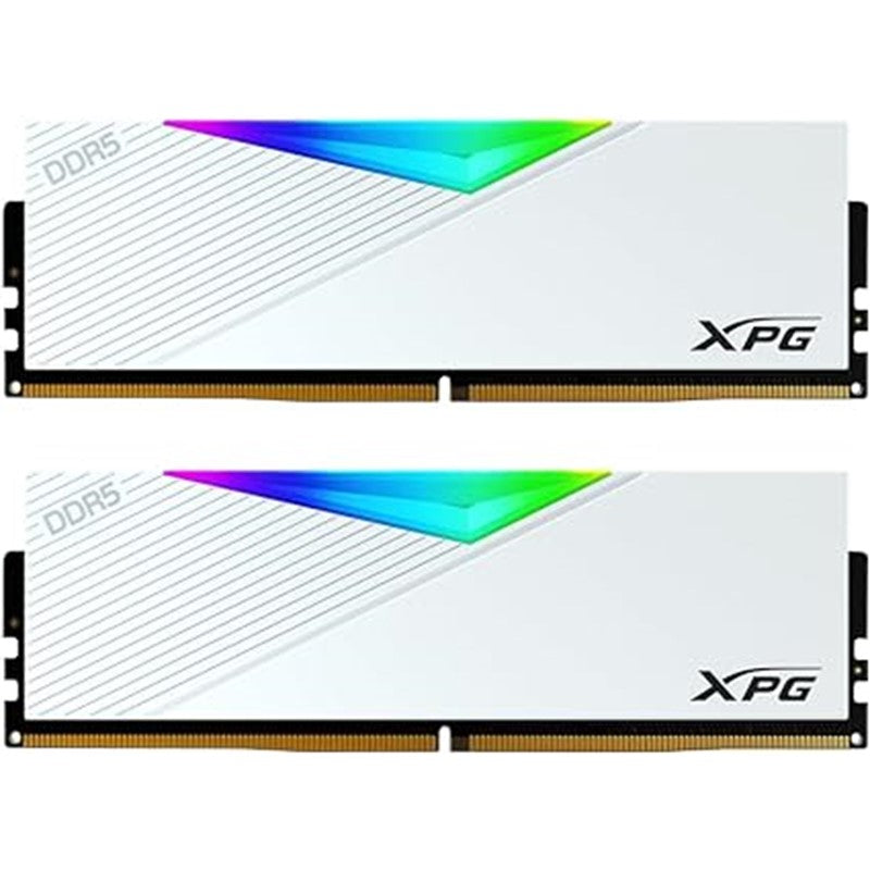 ذاكرة سطح المكتب اكس بي جي لانسر RGB 6200 ميجا هرتز 32 جيجابايت (2x16 جيجابايت) (DDR5) - ابيض