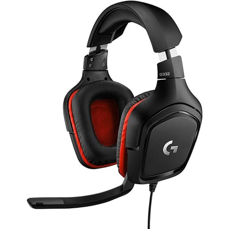 Logitech G332 Wired Stereo Gaming Headset - Black