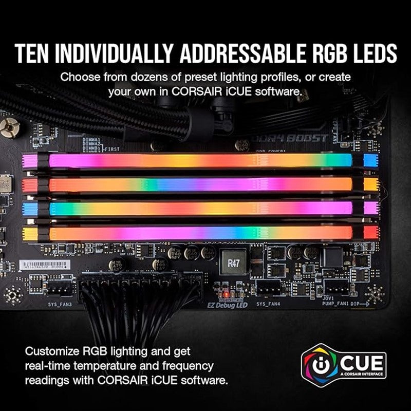 كورسير فينجينس RGB برو 16 جيجابايت 3600 ميجاهرتز (2x8) هي مجموعة ذاكرة عالية الأداء