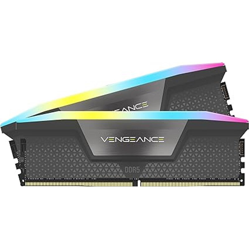 كورسير ذاكرة RAM DDR5 RGB 64جيجابايت(2x32GB) 6000MHz CL40 AMD اكسبو اي كيو متوافقة مع ذاكرة الكمبيوتر من فينجانس -