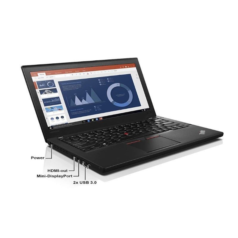 Renewed - Lenovo ThinkPad-X270 Core i5-6th Gen 8 GB 256 GB SSD Intel 12.5 ThinkPad English
