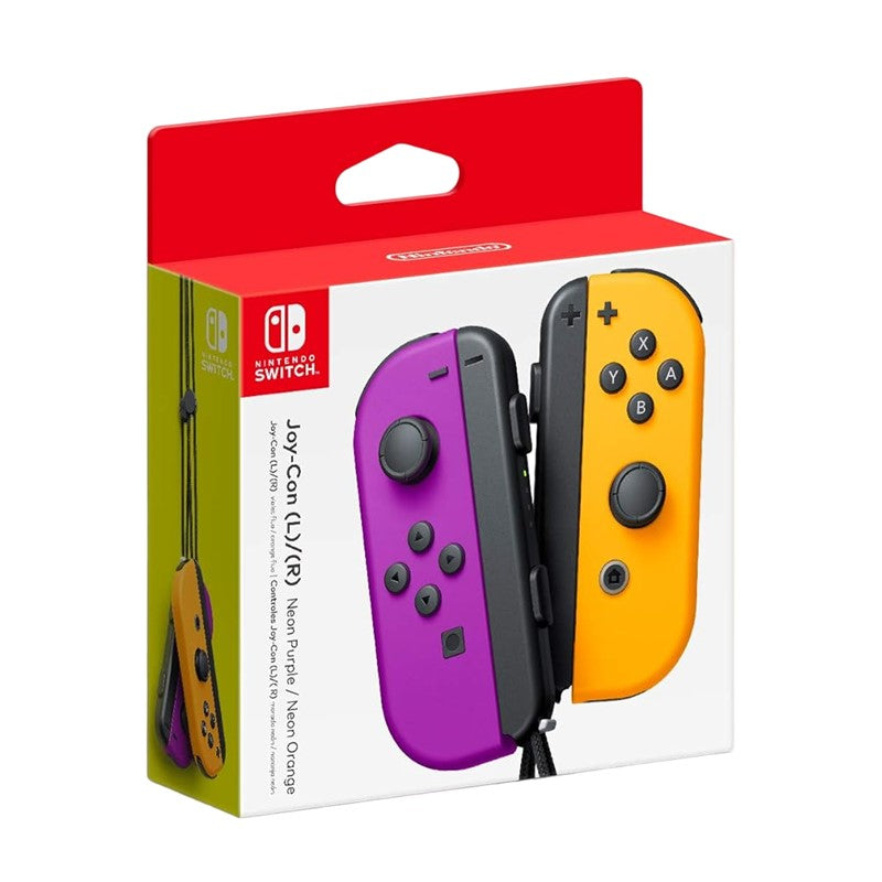 Nintendo Neon Purple/ Neon Orange Joy Con (L-R) - Nintendo Switch [Nintendo_Switch]