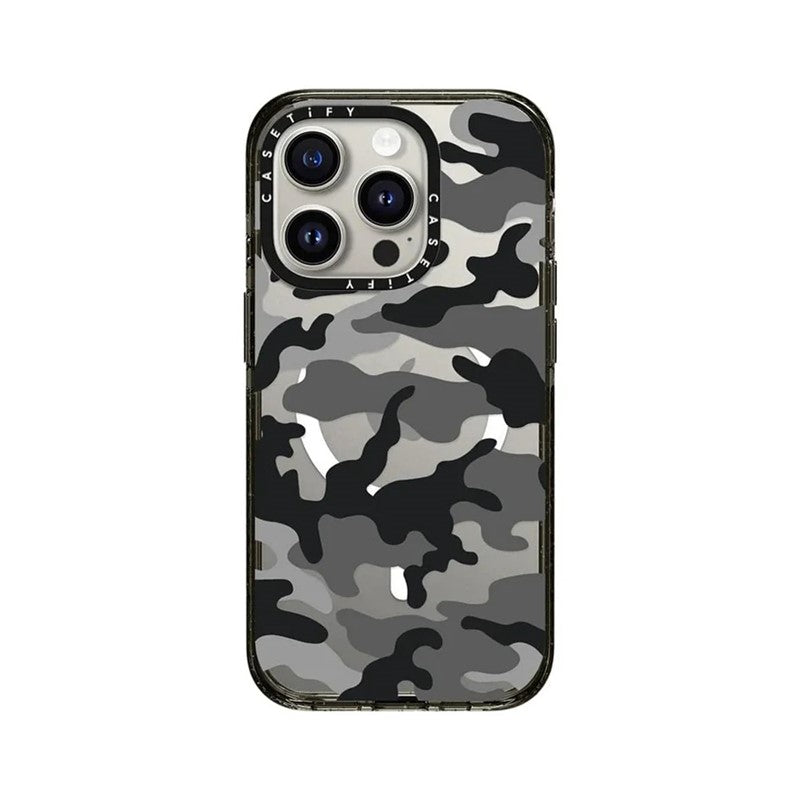 Casetify - iPhone 15 Pro Max Impact Case with MagSafe Camo Over - Black