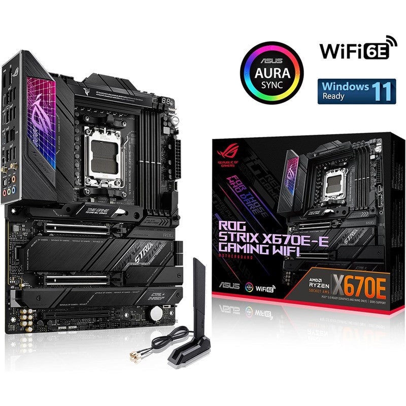 Asus ROG Strix X670E E Gaming Wifi DDR5 AMD AM5 MotherBoard