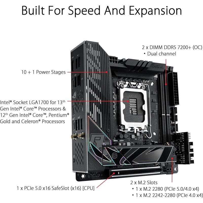 Asus ROG Strix Z790 I Gaming Wifi DDR5 Intel 13th Gen MotherBoard