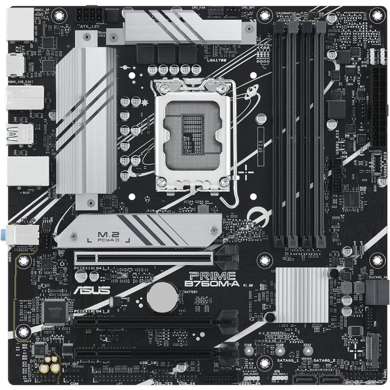 مازر بورد اسوس بريم B760M العاب واي فاي DDR5 انتل الجيل 13