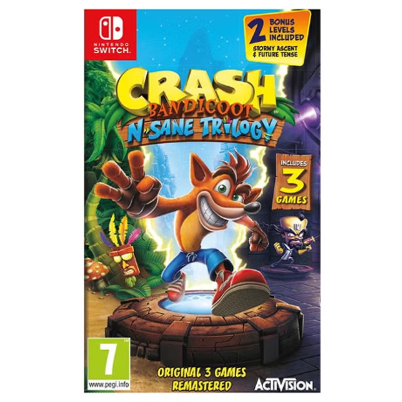 Activision Crash Bandicoot N. Sane Trilogy (Intl Version) - Adventure - Nintendo Switch