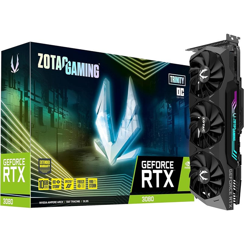 Zotac Gaming GeForce RTX 3080 Trinity OC LHR 10GB GDDR6X Graphics Card