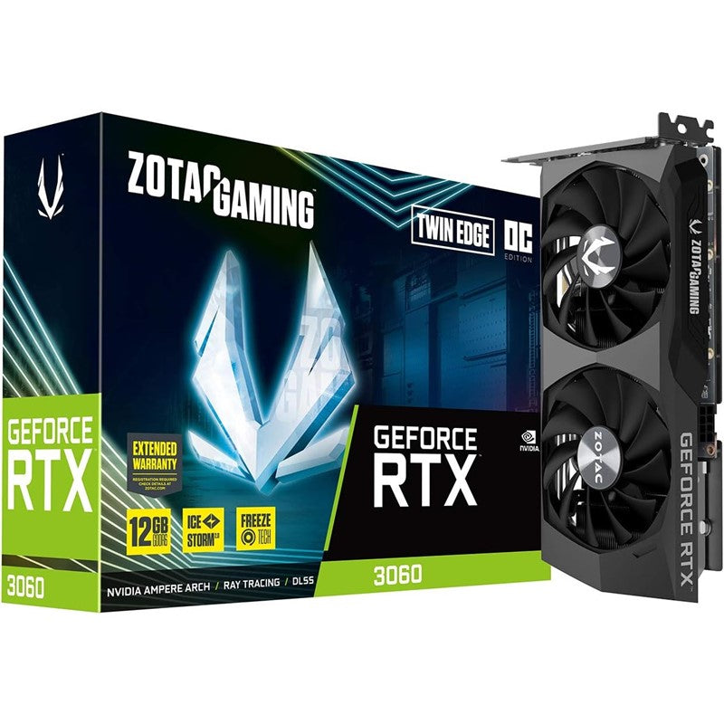 Zotac Gaming GeForce RTX 3060 Twin Edge OC 12GB GDDR6 Graphics Card