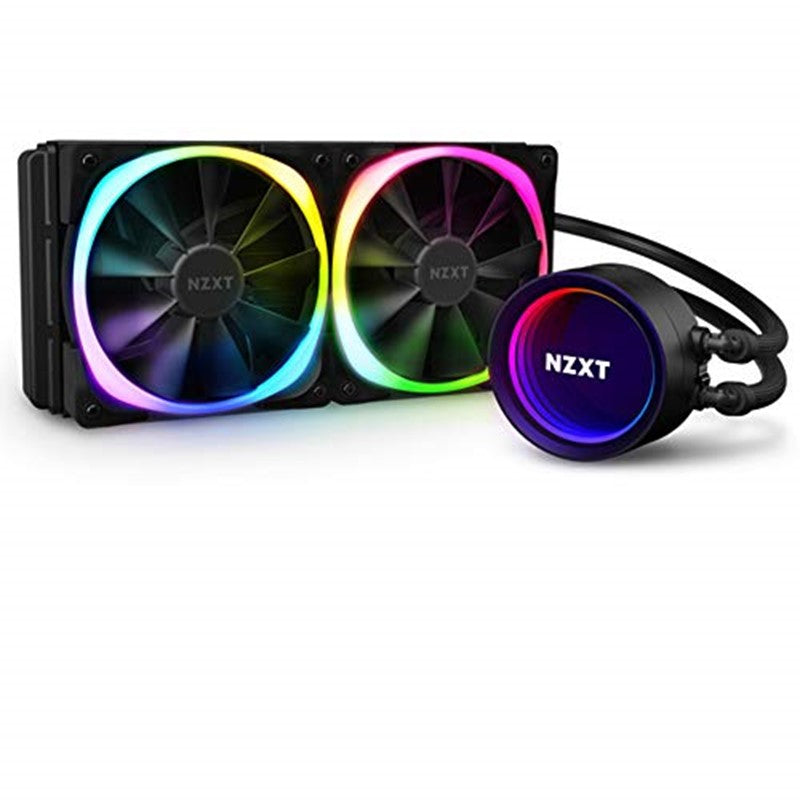 Nzxt Kraken X53 RGB 240Mm Aio Liquid Cooler With RGB Fans Black