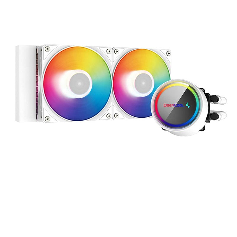 مبرد سائل ديب كولر جميكس L240 A-RGB باللون الابيض